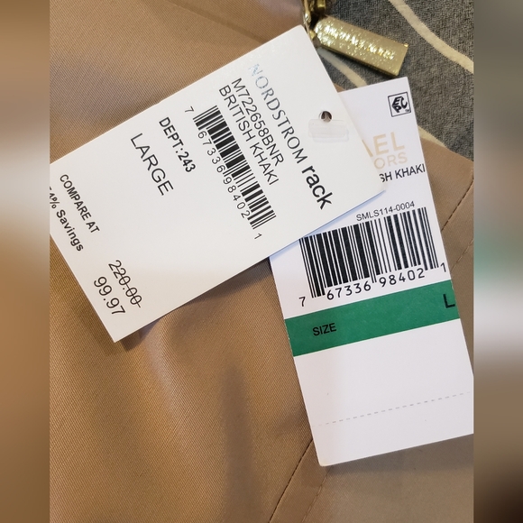 NWT Michael Kors short trench coat size Large ☀️ - Picture 10 of 10